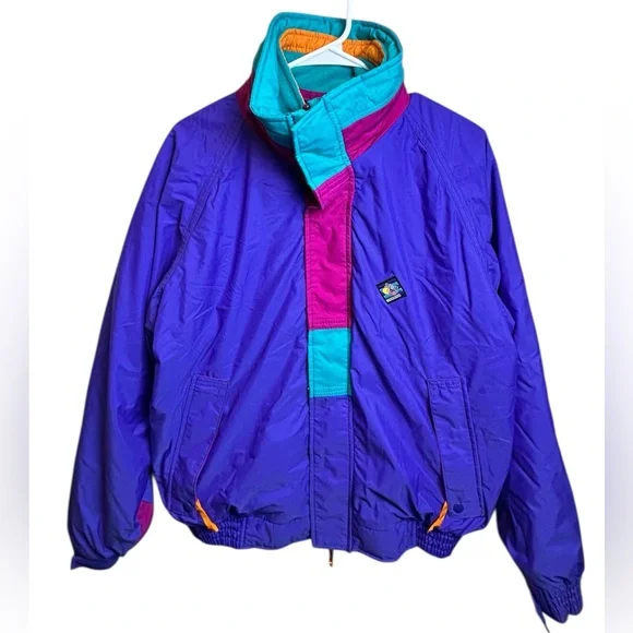 Vintage Woolrich Colorblock Windbreaker Jacket Men’s M 90s Retro Ski Gorpcore - Picture 1 of 5